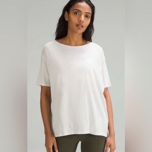 Set of 3 lululemon athletica Back In Action White Short Sleeve Tees